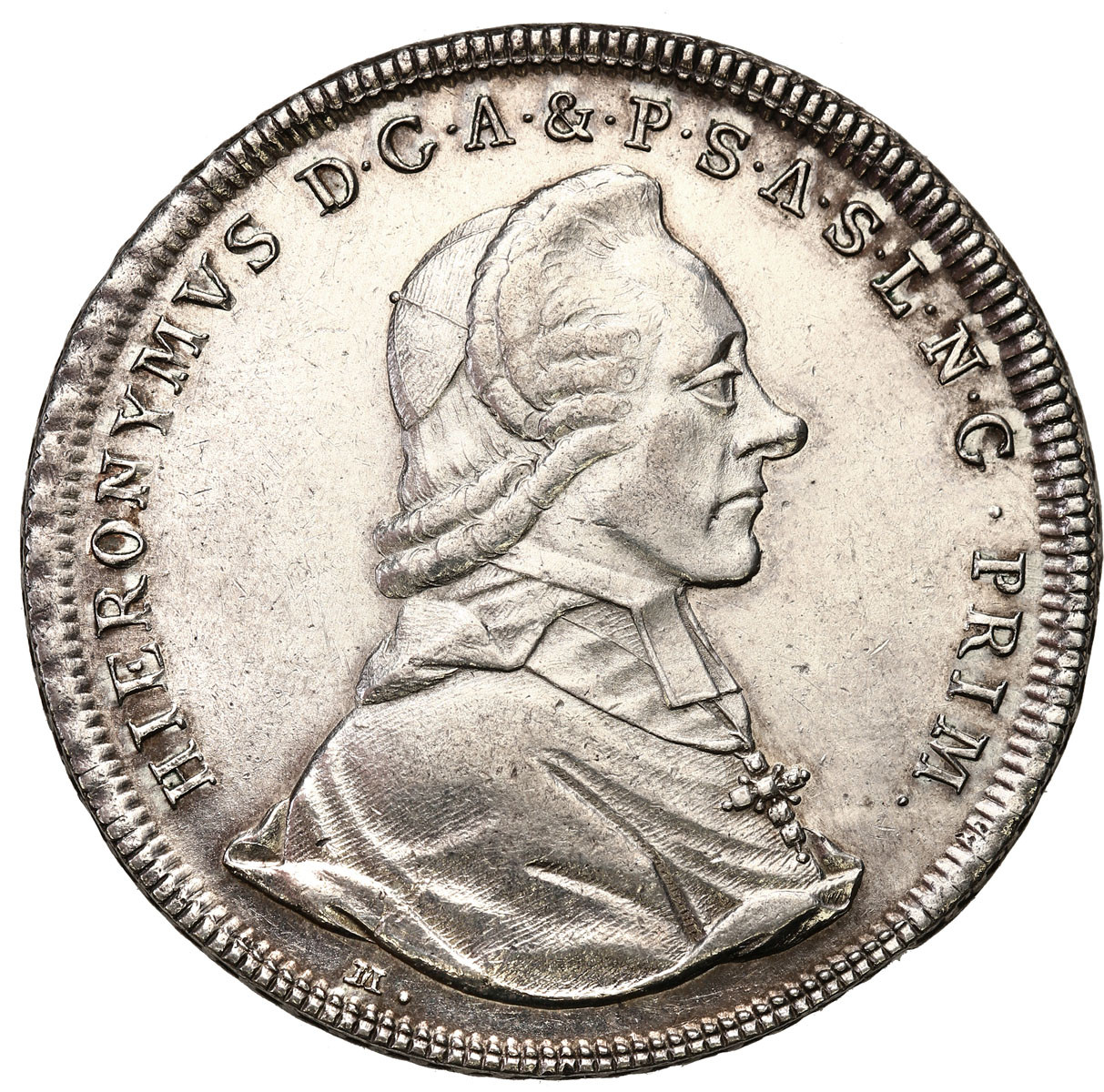 Austria, Salzburg. Hieronim Józef Franciszek. (1772-1803). Talar 1785 M, Salzburg - PIĘKNE